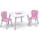 DELTA CHILDREN 4-PIECE TODDLER PLAYROOM SET PINK/WHITE 99606GN-1176 - Brand New