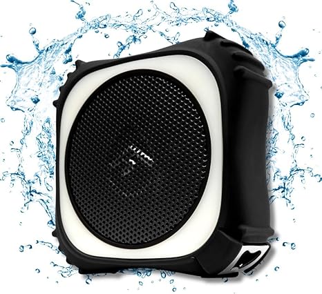 ECOXGEAR EcoEdge Pro Bluetooth Speakers Large Bass Enhancing Woofer - BLACK - Like New