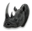 GARDENGREETERS Rhino Head Figurine Rhino Sculpture Wall statue - Brand New