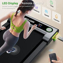 AKLUER - 480L-A WALKING PAD WITH INCLINE, 2.5HP UNDER DESK TREADMILL  - BLACK - Like New