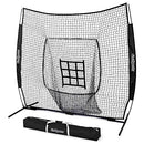 GOSPORTS 7 FT X 7 FT BASEBALL & SOFTBALL NETS, HITTING, PITCHING, 7X7, BLACK - Like New