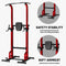 UYHR POWER TOWER, UPPER BODY STRENGTH TRAINING FITNESS EQUIPMENT - RED / BLACK - Like New