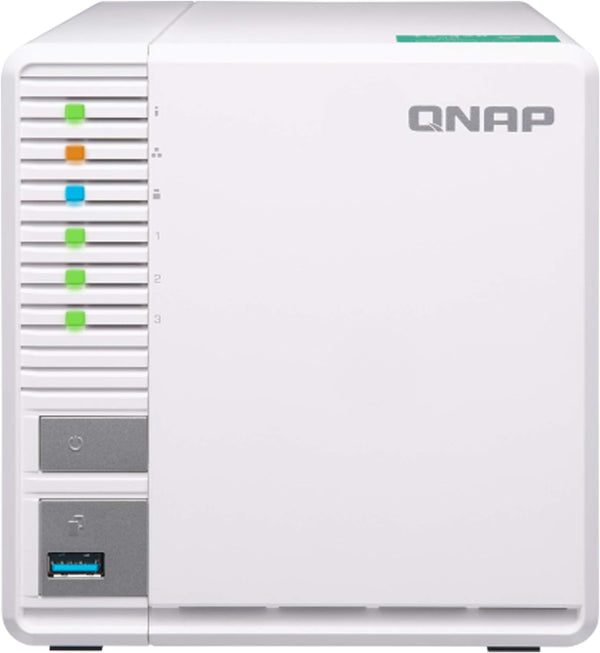 QNAP SAN/NAS Storage System RTD1296 Quad-core 1.40 GHz 2 GB RAM TS-328-US -WHITE Like New