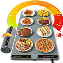 NAXBEY WARMING MAT FOR FOOD EXTRA LARGE FOLDABLE FOOD WARMING MATS - GRAY - Like New