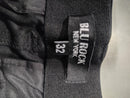 BLU ROCK MEN'S 4-WAY FLEXIBLE STRETCH DURABLE COTTON BLEND PANTS - 32 - BLACK - Brand New