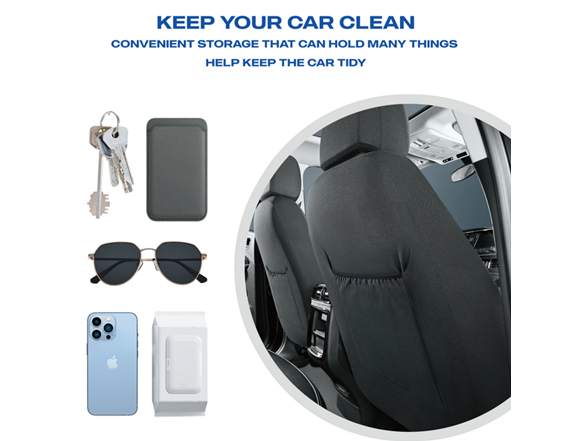 SKECHERS MEMORY FOAM CAR SEAT COVERS LYCRA PROTECTION THICK MEMORY FOAM - BLACK - Like New