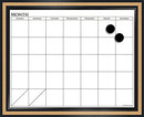 The Board Dudes 18"x22" Magnetic Cork Board 15094-4 - White - Brand New