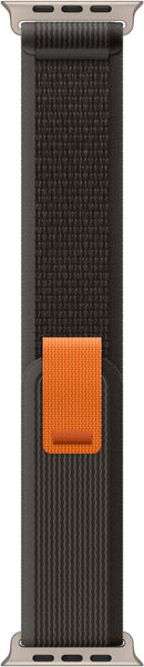 Apple Watch Band - Trail Loop (49mm) MQEQ2AM/A M/L - Black/Gray - Like New