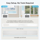 DR.PREPARE 8,000 BTU Portable Air Conditioner WiFi 4-in-1 - White/Navy - Like New