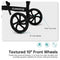 ELENKER BEST VALUE KNEE WALKER 10" FRONT WHEELS STEERABLE MEDICAL SCOOTER BLACK - Like New