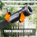 RELXITL NON-EXPANDING GARDEN HOSE 75FT FLEXIBLE BURST-RESISTANT - BLACK - Like New