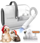 HOMEIKA DOG GROOMING KIT & VACUUM, 3L PET GROOMING VACUUM - WHITE Like New