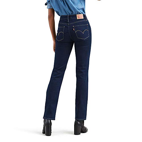 188830011 WOMEN'S LEVI'S STRAIGHT 505 JEANS CAST SHADOWS DARK INDIGO SIZE 26X32 - Brand New