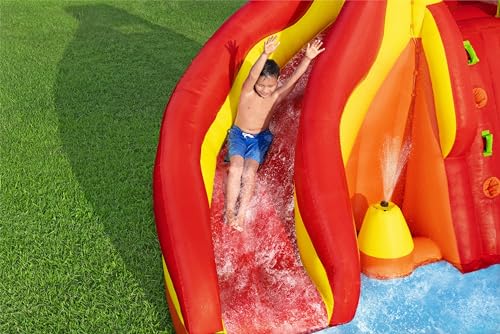 BESTWAY H2OGO! LAVA SPLASH KIDS INFLATABLE WATER PARK, LAVA SPLASH, 53463E-NEW - Like New