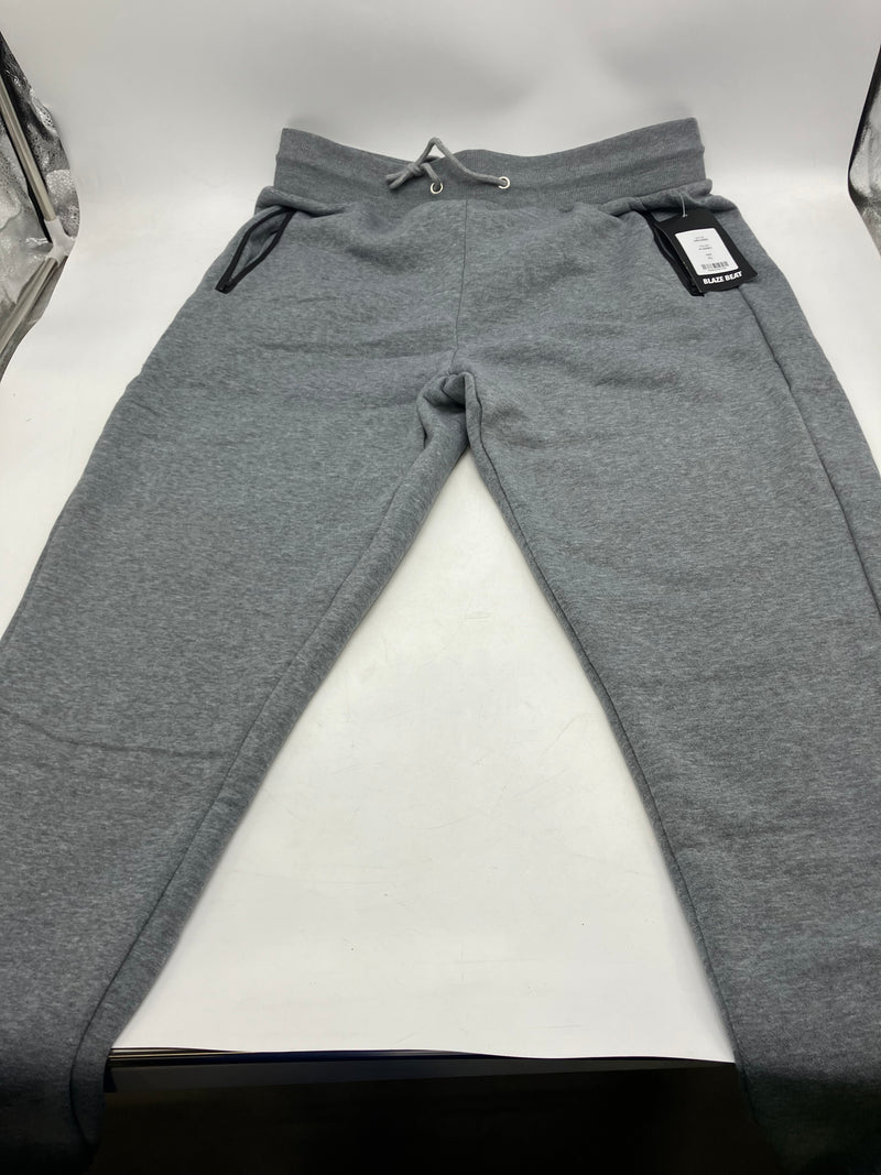 BLAZE BEAT SWEATPANTS WTIH THREE POCKETS - SIZE EXTRA LARGE XL - GRAY - HR24005 - Brand New