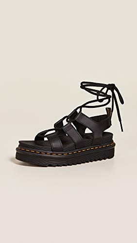 24641001 DR. MARTENS Women's Nartilla Sandal Black Hydro Size 7 (UK W5) - Brand New