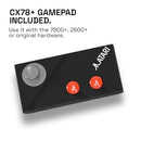 DEEP SILVER OFFICIAL ATARI 7800+ CONSOLE & WIRELESS CONTROLLER - BLACK/SILVER - Brand New