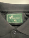 TIGER WOLF 3 BUTTON POLO SHIRT - SIZE: MEN XL - BLACK - Like New