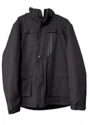 HELIOS HEATED JACKET COAT COTTON POLY FULL ZIP - SMALL - BLACK - F3-30 - Like New