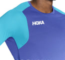 HOKA MEN'S GLIDE 3/4 SLEEVE SHIRT - SIZE: MEN M - BLUING - Brand New