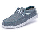 HEY DUDE MENS WALLY SOX - SIZE 8 - ICE GRAY - Brand New
