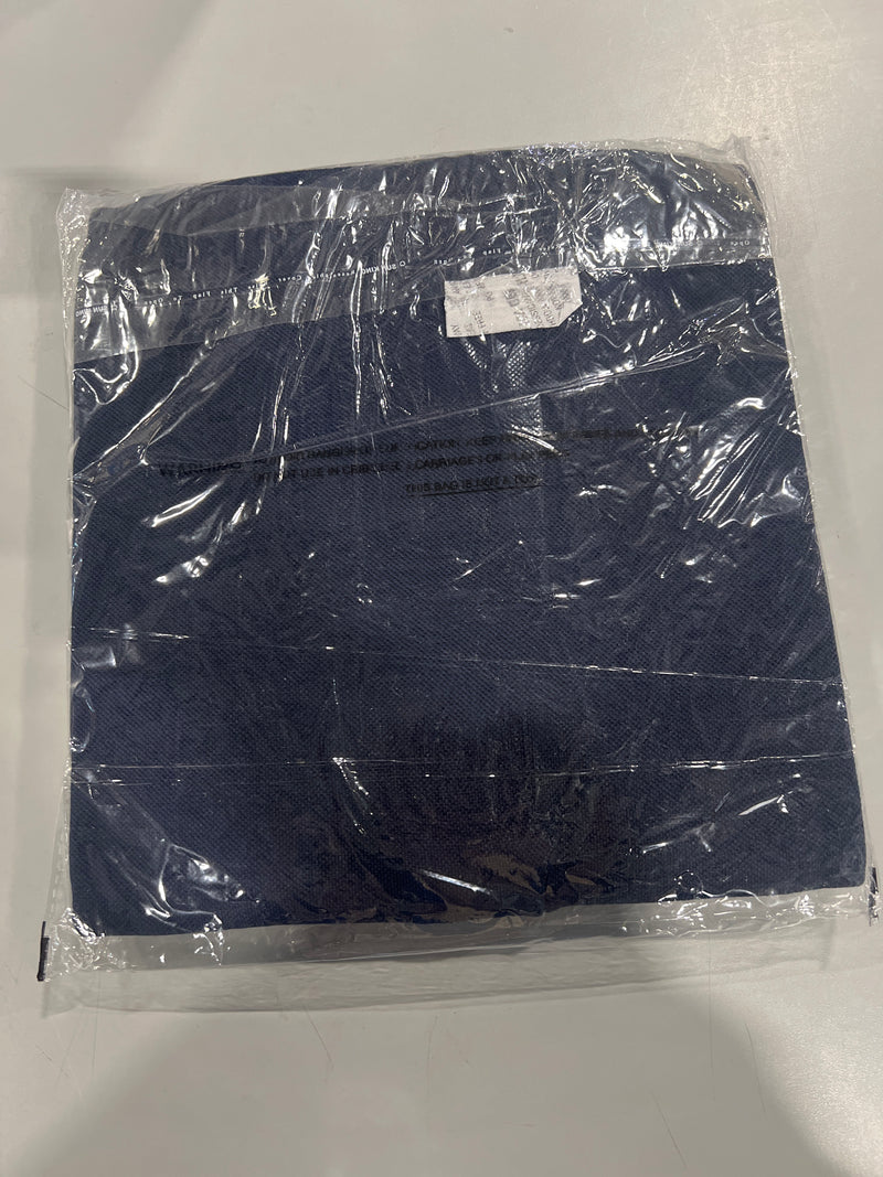 TIGER WOLF 3 BUTTON POLO SHIRT - SIZE: MEN L - NAVY WHITE - Brand New