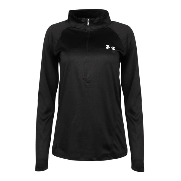 UNDER ARMOUR UNDER ARMOUR WOMEN'S 1/2 ZIP PULLOVER - SIZE: WOMEN S - BLACK - Brand New