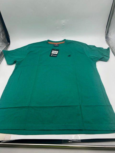 PACIFIC POLO CLUB MEN'S SHORT SLEEVE T-SHIRT - SIZE: MEN L - TEAL - Brand New