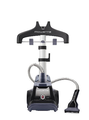 ROWENTA IS6200 COMPACT VALET FULL SIZE GARMENT STEAMER - BLACK/SILVER - Like New