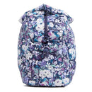 VERA BRADLEY WOMEN'S FEATHERWEIGHT TRAVEL BAG, ONE SIZE - ARTIST'S GARDEN PURPLE - Like New
