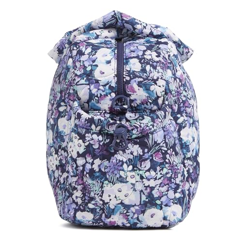 VERA BRADLEY WOMEN'S FEATHERWEIGHT TRAVEL BAG, ONE SIZE - ARTIST'S GARDEN PURPLE - Like New