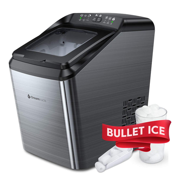 Dreamiracle Ice Maker Machine Countertop, 2.8L Water Tank - - Scratch & Dent