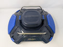 MOOLAN CORDLESS ROBOTIC POOL CLEANER: DUAL-DRIVE MOTORS - BLACK/BLUE - Like New