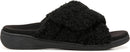 VIONIC WOMEN'S INDULGE RELAX II MULE SLIPPERS - SIZE: WOMEN 11 - BLACK - Like New