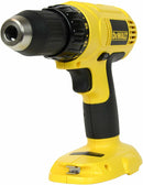 DEWALT 18 VOLT 1/2" VSR CORDLESS DRILL DRIVER BARE TOOL BATTERY CHARGER - YELLOW - Like New