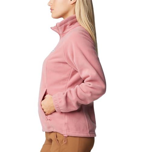WW6439 Columbia Women's Benton Springs Full Zip Pink Agave 1X - Brand New