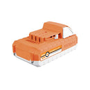 SUN JOE SNOW JOE 24-VOLT LITHIUM-ION BATTERY - ORANGE/ WHITE - Like New