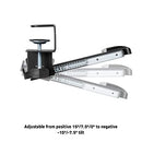 KANTEK DESK CLAMP TILTING KEYBOARD TRAY 5 TILT ANGLES SLIDES UNDER DESK - BLACK - Like New