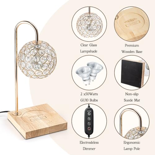 MARYCELE Candle Warmer Lamp with Timer Home Decor Mothers Day Gifts for Mom - Like New