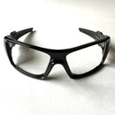 OAKLEY OIL RIG POLISHED BLACK SUNGLASSES, FRAME ONLY, NO LENSES - POLISHED BLACK - Like New