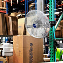 Global Industrial Workstation Fan 18" Diameter 4600 CFM 1/3 HP 3 Speeds - Gray - Brand New