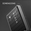 Western Digital P10 Game Drive for Xbox One 5TB WDBA5G0050BBK-WESN - Black - Brand New
