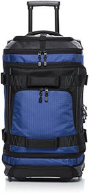 AMAZON BASICS RIPSTOP WHEELED DUFFEL, 30'', 105L, ZH1704075F - BLUE - Like New