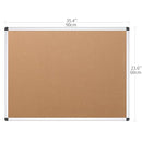 VIZ-PRO CORK NOTICE BOARD 36"X24" - SILVER ALUMINIUM FRAME - - Scratch & Dent