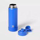 ALL IN MOTION 24OZ STAINLESS STEEL VACUUM INSULATED WATER BOTTLE - COBALT - Like New