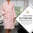 Superior Cotton Unisex Terry Robe Soft Absorbent Accessories Size Medium Ivory - Brand New
