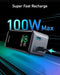ANKER PRIME POWER BANK 20,000MAH CHARGER 200W OUTPUT A1336 - BLACK - Like New