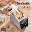 GENERIC TOUCH SCREEN TOASTER 2 SLICE, STAINLESS STEEL SMART DIGITAL TOASTERS - Like New