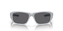 OAKLEY VALVE SUNGLASSES OO9236 05 MATTE FOG FRAME GRAY POLARIZED-TRADE IN SIZE - Like New
