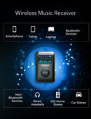 MPOW WIRELESS BLUETOOTH RECEIVER 3.5MM AUX IN - BLACK - Like New